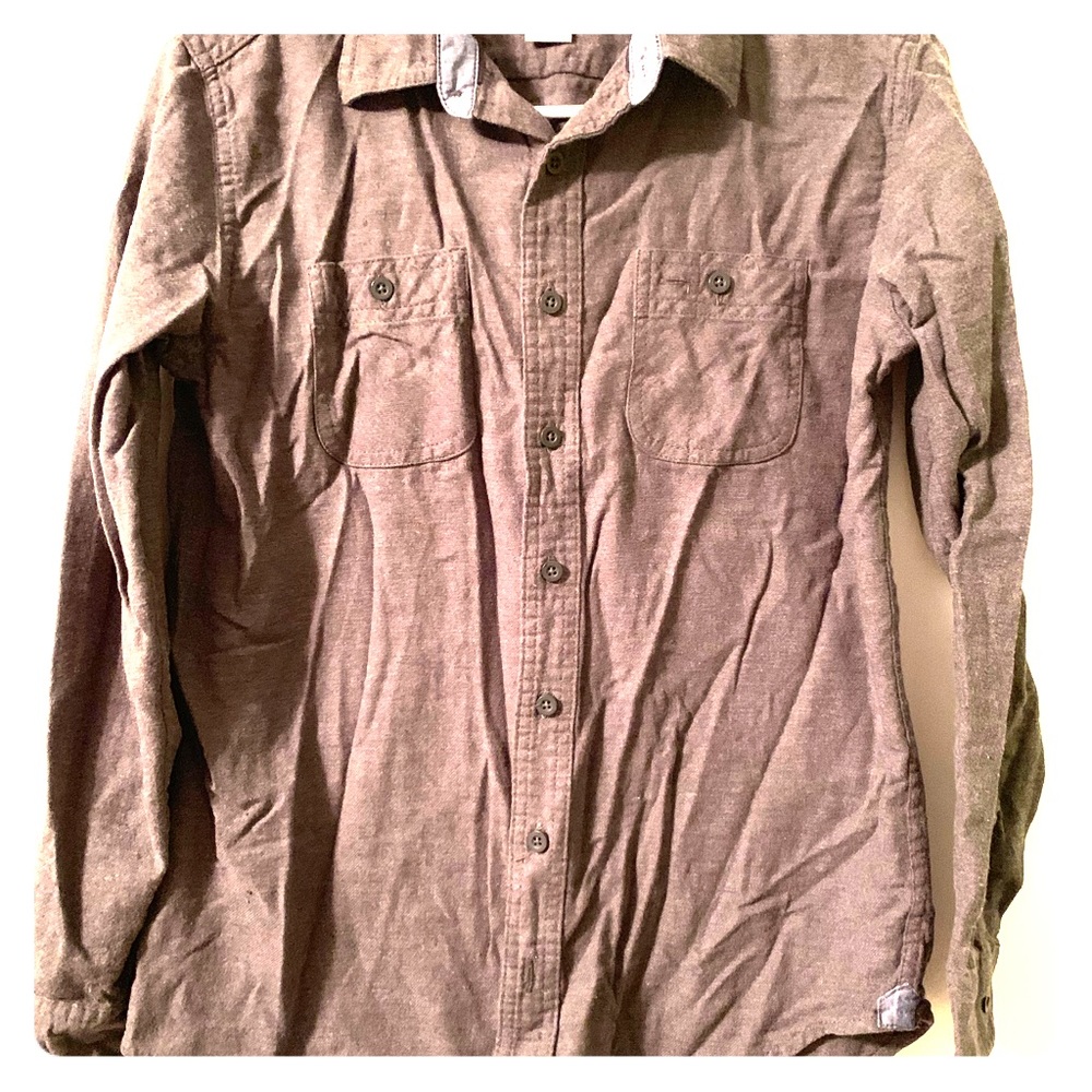 Boys large button down collar shirt